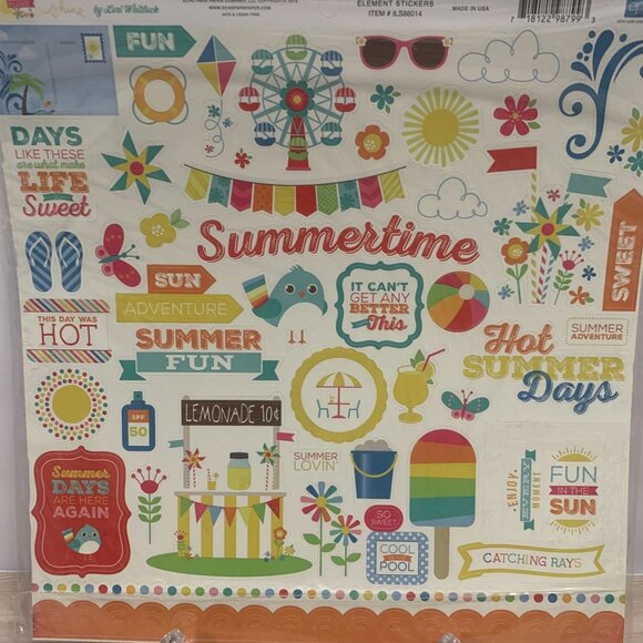 Echo Park "I Love You Sunshine" Papercrafting Scrapbooking Junk Journaling Kit - Picture 5 of 7